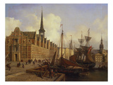The Stock Exchange, Copenhagen Giclee Print by Johannes Rutten