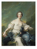 The Marquise De Baglion as Flora, 1746 Giclee Print by Jean-Marc Nattier