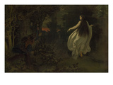 Appearance in the Forest, about 1858 Giclee Print by Moritz Von Schwind