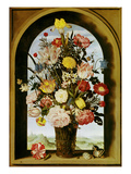 Vase with Flowers in a Window, about 1618 Lámina giclée por Ambrosius Bosschaert Vase with Flowers in a Window, about 1618 Lámina giclée por Ambrosius Bosschaert