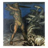 Herkules Und Die Hydra, 1915 Giclee Print by Franz von Stuck