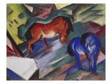 Red and Blue Horse, 1912 Giclee Print by Franz Marc