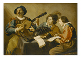 Musical Companionship Giclee Print by Theodor Rombouts
