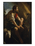 Moses and the Burning Bush Giclee Print by Domenico Fetti