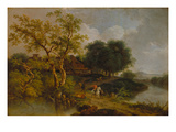 Reiter Auf Einem Berg Zwischen Zwei Seen Giclee Print by Ferdinand Kobell