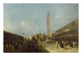 Piazza San Marco (Saint Mark's Square) Giclee Print by Francesco Guardi