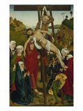 Hofer Altar. Right Panel of the Center Pair of Exterior Panels: Descent from the Cross Giclee Print by Hans Pleydenwurff