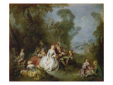 Die Freuden des Landlebens, um 1735 Reproduction procédé giclée par Jean-Baptiste Pater