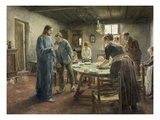 Komm Herr Jesu, Sei Unser Gast, 1885 Giclee Print by Fritz von Uhde