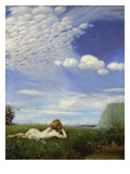 The Lark, 1882/83 Giclée-Druck von Paul von Szinyei-Merse