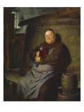 Brother Master Brewer in the Beer Cellar, 1902 Giclee Print by Eduard Grutzner