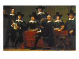 The Provosts of the Wine Merchant Guild of Amsterdam, 1659 Lámina giclée por Ferdinand Bol The Provosts of the Wine Merchant Guild of Amsterdam, 1659 Lámina giclée por Ferdinand Bol