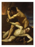Cain Murdering Abel, about 1615 Giclee Print by Bartolomeo Manfredi
