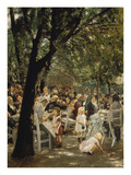 A Munich Beer Garden, 1883/84 Reproduction procédé giclée par Max Liebermann