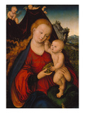 Madonna with Grapes Lámina giclée por Lucas Cranach the Elder