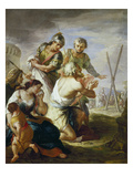 St. Andrew at the Place of Execution Giclee Print by Martino Altomonte