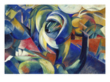 The Mandrill, 1913 Giclee Print by Franz Marc