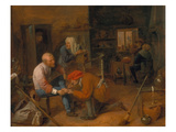 Village Barber Giclee Print by Adriaen Brouwer