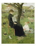 Summer Resort, 1883 Giclee Print by Fritz von Uhde