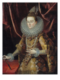Portrait of Infanta Isabella Clara Eugenia of Spain Giclee Print by Juan Pantoja De La Cruz
