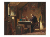 A Visit, about 1850 Giclee Print by Carl Spitzweg