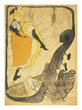 Lithograph Jane Avril, 1893 Giclee Print by Henri de Toulouse-Lautrec