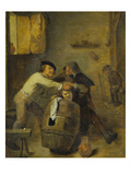 Schlaegerei Zwischen Zwei Bauern Giclee Print by Adriaen Brouwer