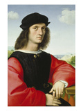Bildnis des Agnolo Doni, um 1506 Reproduction procédé giclée par Raphael 