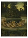 Elves Dancing around a Grove, around 1860 Giclee Print by Moritz Von Schwind