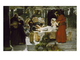 The Raising of Jairus' Daughter, 1886 Giclee Print by Albert Keller