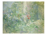 Garten in Bougival, 1884 Reproduction procédé giclée par Berthe Morisot