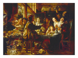 Wie Die Alten Sungen, So Zwitschern Die Jungen, 1664 Giclee Print by Jacob Jordaens