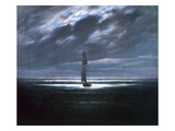 Seascape in Moonlight, 1830/35 Giclee Print by Caspar David Friedrich