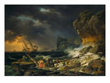 Gewittersturm, 1770 Giclée-Druck von Claude Joseph Vernet