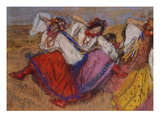 Russian Dancers, about 1895 Reproduction procédé giclée par Edgar Degas