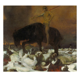 Der Krieg, 1894 Giclee Print by Franz von Stuck