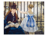 Woman and Girl at St. Lazare Train Station, 1873 Giclee Print by Edouard Manet