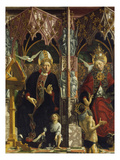 Altarpiece of the Four Latin Doctors, about 1480: Centre Panel, Left Hand Side, St. Augustine Giclee Print by Michael Pacher