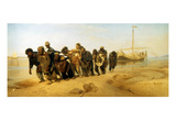 Die Wolgatreidler, 1870/73 Giclee Print by Ilya Efimovich Repin