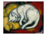 The White Cat, 1912 Giclee Print by Franz Marc