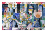 Hafenbild (Raddampfer), 1918 /142 Giclée-Druck von Paul Klee