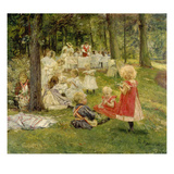 Kindergeburtstag Giclee Print by Adolf Maennchen