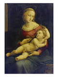 Madonna with Child Lying on Her Lap. (The So Called Bridgewater Madonna) About 1507/08 Reproduction procédé giclée par Raphael 