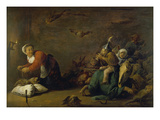 Witchcraft. Wood, 30 X 45 Cm Giclée-Druck von David Teniers