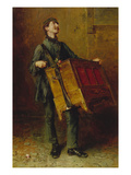The Organ Grinder, 1869 Giclee Print by Ludwig Knaus