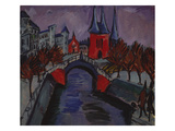 Red Elisabeth Riverbank, Berlin, 1912 Giclee Print by Ernst Ludwig Kirchner