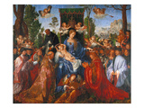 The Festival of the Rosary, 1506 Giclee Print by Albrecht Dürer