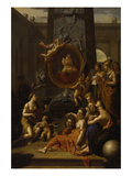 Homage to the Arts, 1706 Reproduction procédé giclée par Adriaan van der Werff