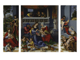 The Holy Kinship (So-Called Torgau Altarpiece), 1509 Lámina giclée por Lucas Cranach the Elder
