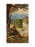 On the Tramp, around 1860 Giclée-Druck von Moritz Von Schwind
